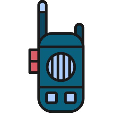 Çizgi film simgesinin vektör çizimi