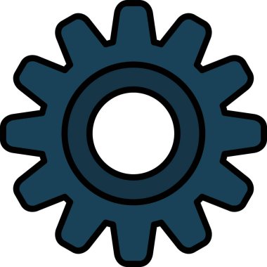 Teçhizat Web simgesi basit illüstrasyon