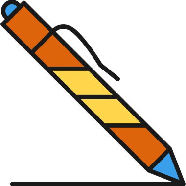 Kalem. Web simgesi basit tasarım