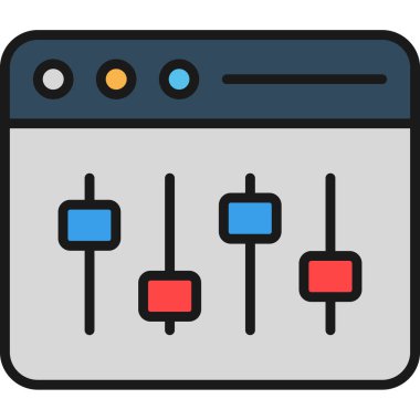 Web renk tasarım simgesi geliştirme için