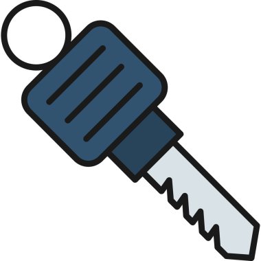 Tornavida. Web simgesi vektör illüstrasyonu