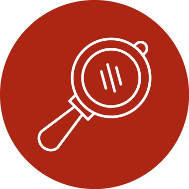 Arama simgesinin vektör illüstrasyonu