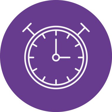 saat vektör simgesi modern illüstrasyon