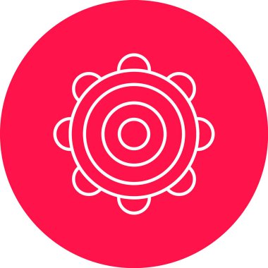 Güzel çiçek. Basit simge