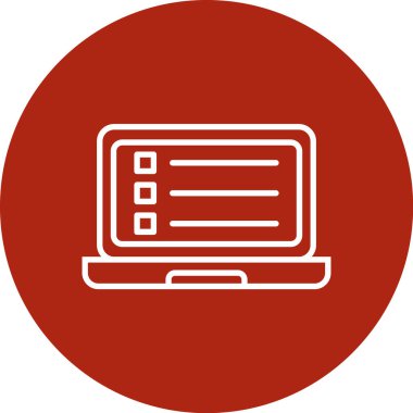 Bilgisayar. Web simgesi basit illüstrasyon