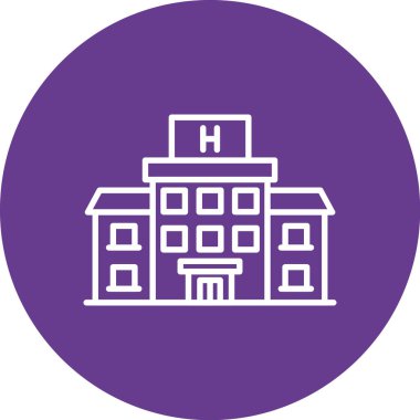 okul simgesi vektör illüstrasyonu