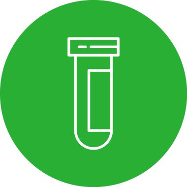 test tübü ikon vektör çizimi