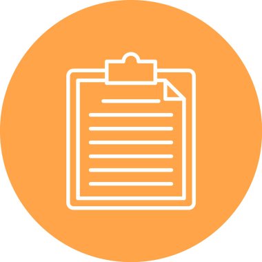 Belge. Web simgesi basit illüstrasyon