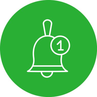 Kişisel ve ticari kullanım için çan vektör simgesi simgesi vektör çizimi..