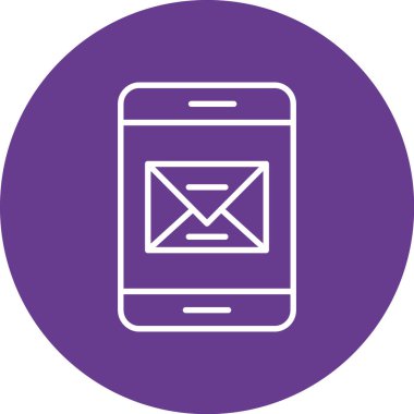 E- posta simgesi, basit vektör illüstrasyonu