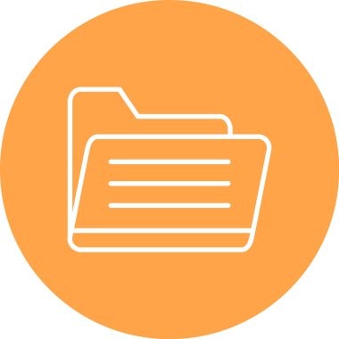 Vektör belgesi Simge illüstrasyonu