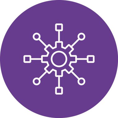 seo modern simgesinin vektör illüstrasyonu