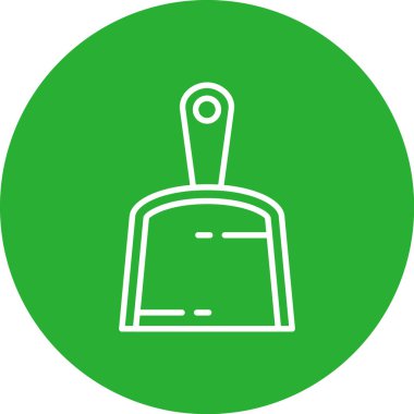 Ofis ve simgenin vektör illüstrasyonu