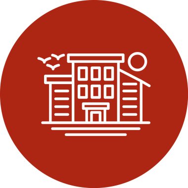 ev simgesi vektör illüstrasyonu