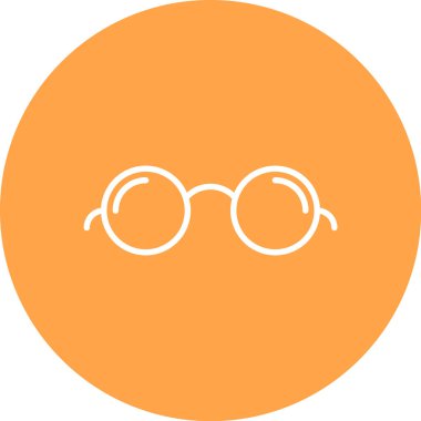 gözlük simgesinin vektör illüstrasyonu