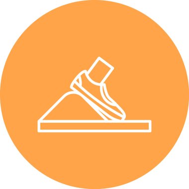 Modern paten simgesinin vektör illüstrasyonu