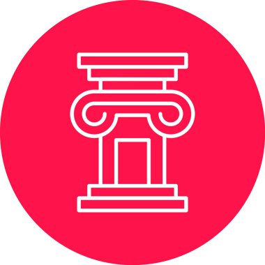 Modern simgenin vektör illüstrasyonu