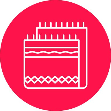 vektör Takvimi Simgesi illüstrasyonu