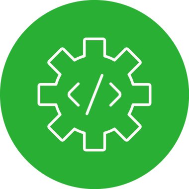 dişli simgesi vektör illüstrasyonu