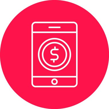 cep telefonu, vektör illüstrasyonu