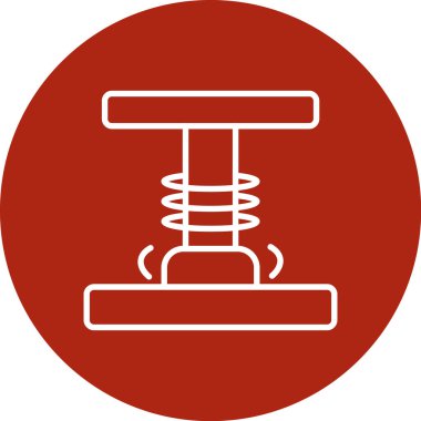 Modern simge sembolünün vektör illüstrasyonu