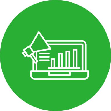 Ok ikonlu grafik. vektör illüstrasyonu