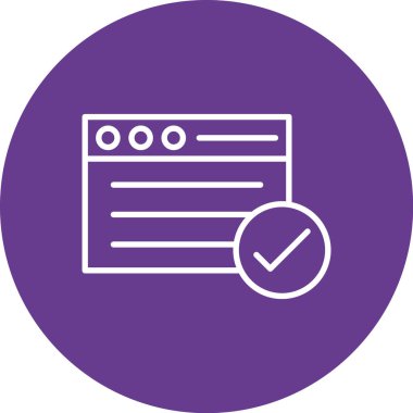 Belge simgesinin vektör illüstrasyonu