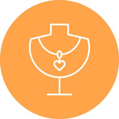 Bir kalp simgesinin vektör illüstrasyonu