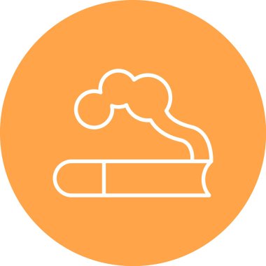 Bulut simgesi vektör illüstrasyonu