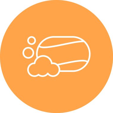 Bulut. Web simgesi basit illüstrasyon