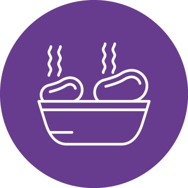 Gıda simgesinin vektör illüstrasyonu