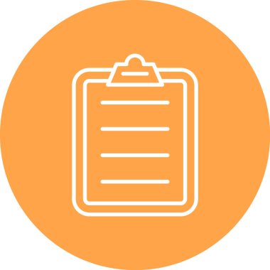 Belge simgesinin vektör illüstrasyonu