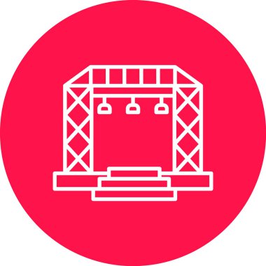 Köprü. Web simgesi basit tasarım