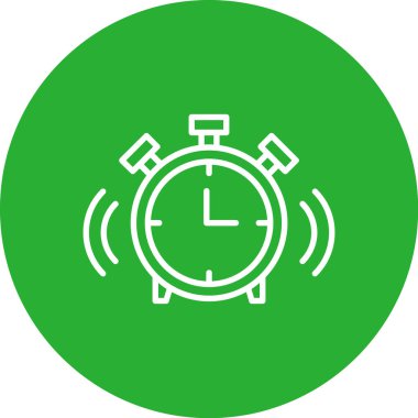 Web sitesi tasarımı ve mobil tasarımı için saat vektör simgesi modern basit vektör çizimi