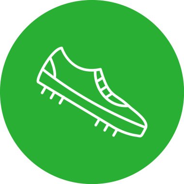 ayakkabı yeşili vektör simgesi