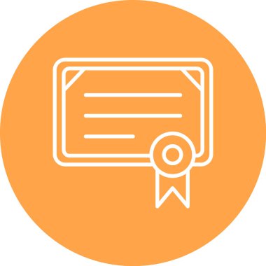 Rozet. Web simgesi basit illüstrasyon