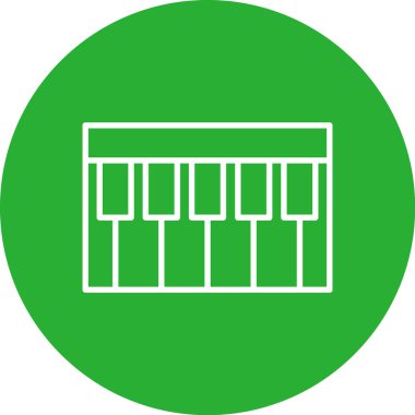 Modern yapı simgesinin vektör illüstrasyonu