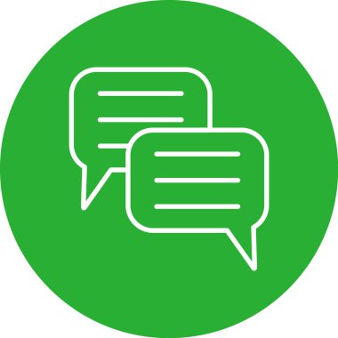 konuşma kabarcığı vektör çizimi