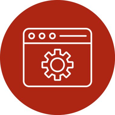 seo modern simgesinin vektör illüstrasyonu