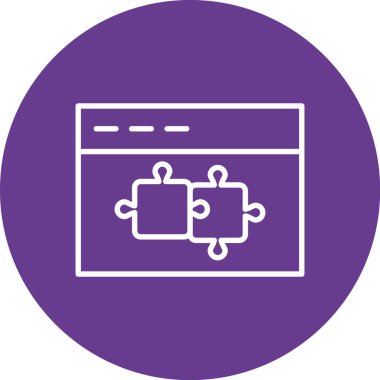 vektör lcd simgesi illüstrasyonu