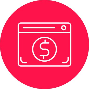 Vektör Doları simge tasarlamak