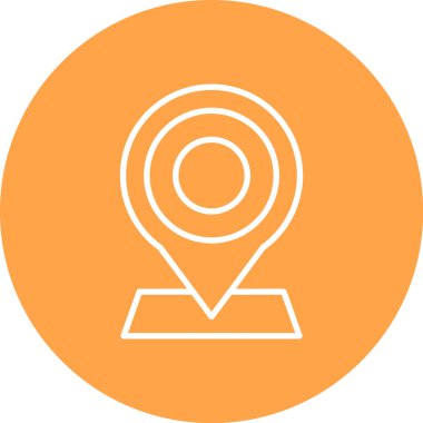 pusula simgesi modadan izole edilmiş arkaplan