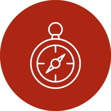 vektör pusula resimlemesi