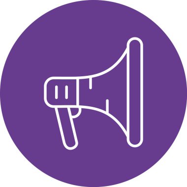 Hoparlör web simgesi, vektör illüstrasyonu