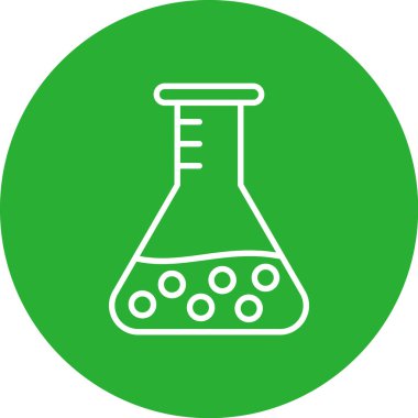 test tübü ikon vektör çizimi