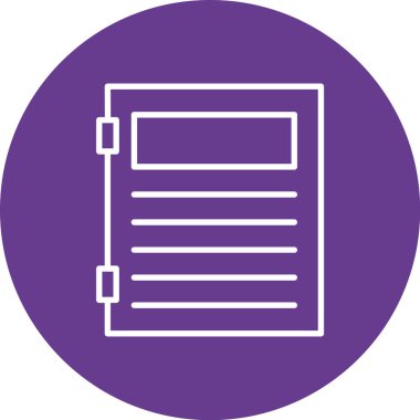 Kağıdın vektör simgesi