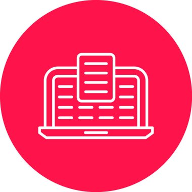 Kitap simgesinin vektör illüstrasyonu