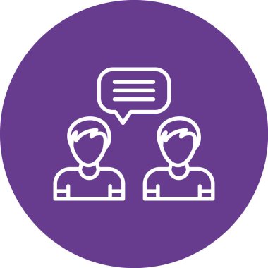 konuşma kabarcığı vektör çizimi