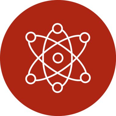 Bir bilim simgesinin vektör illüstrasyonu.