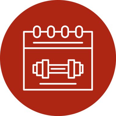 Ağırlık simgesinin vektör çizimi